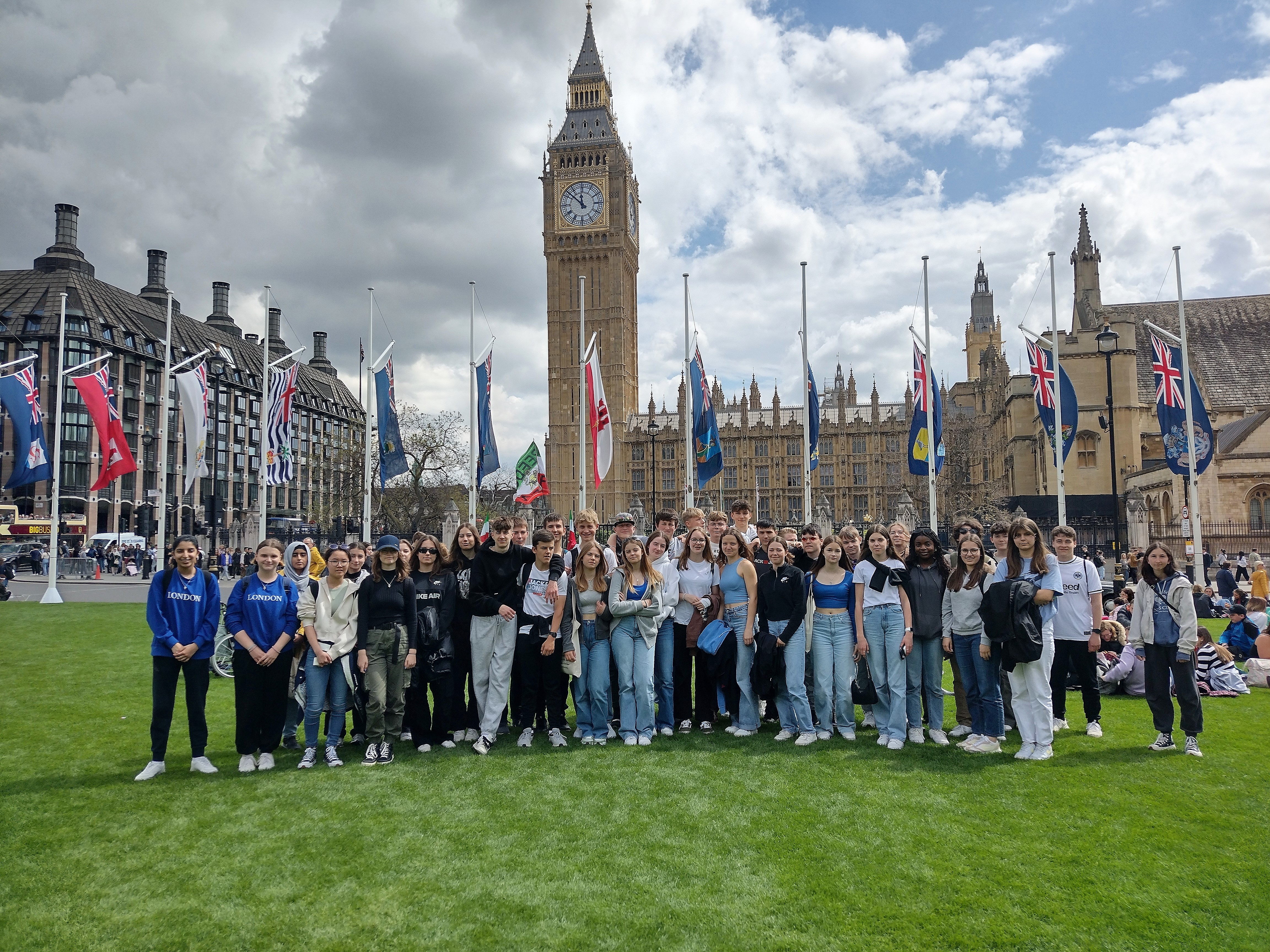 HP2023 Englandfahrt Gruppe Big Ben