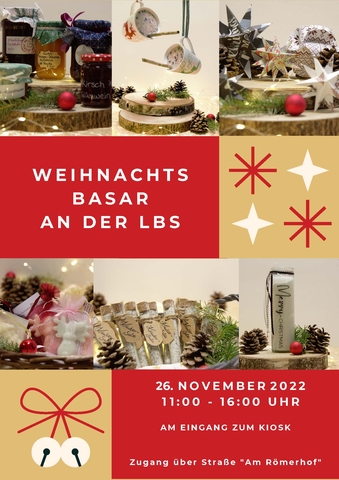 Weihnachtsbasar Flyer 2022