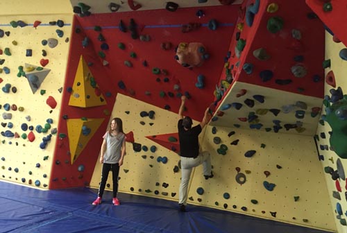 2016 Boulderhalle Sponsoren Kletterroute