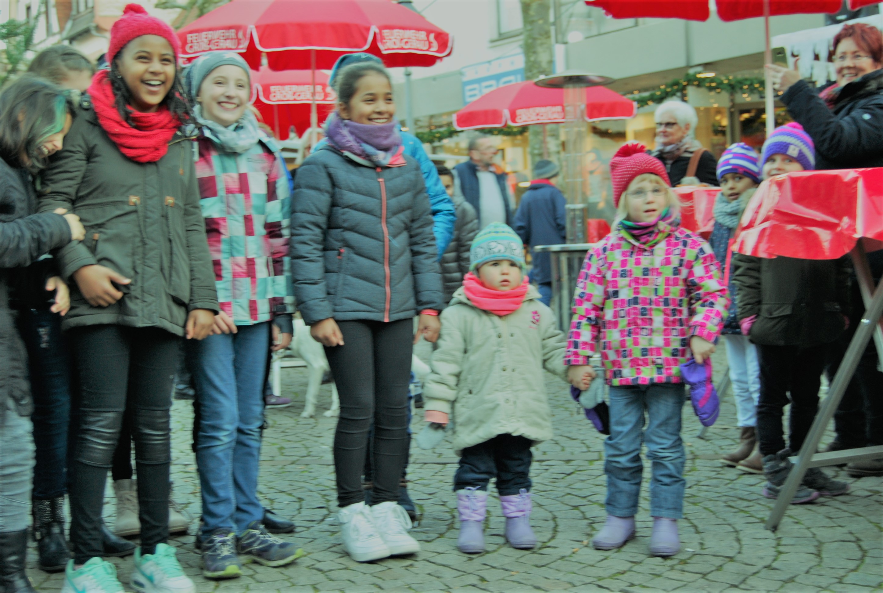 Weihnachtsmarkt GG 2016 Auch die Jüngsten hatten Spaß